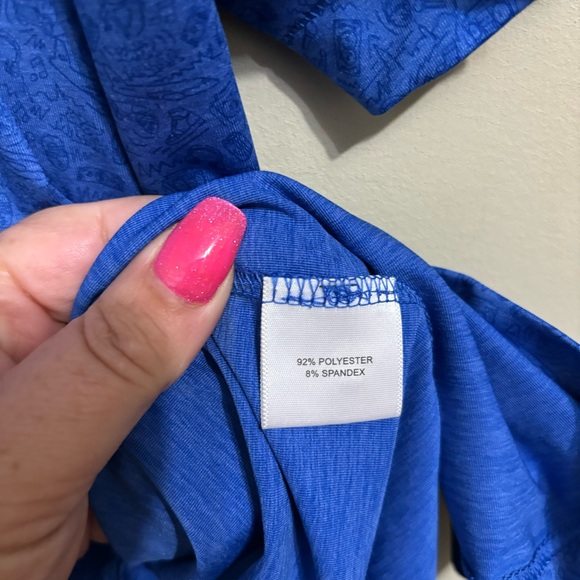 PETER MILLAR Sz XL Crown Sport Men's Cash Performance PRINTED Jersey Polo - Picture 9 of 10